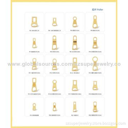 Dress metal slider